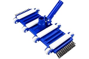 Swimming Pool Vacuum Head Suction Brush Head, Pool Cleaning Equipment & Accessories with Side Bristles Cleaning Supplies for 