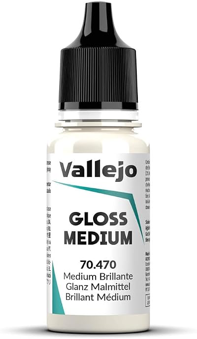 Vallejo Model Color Glossy Medium Paint 17ml Waterbased Acrylic