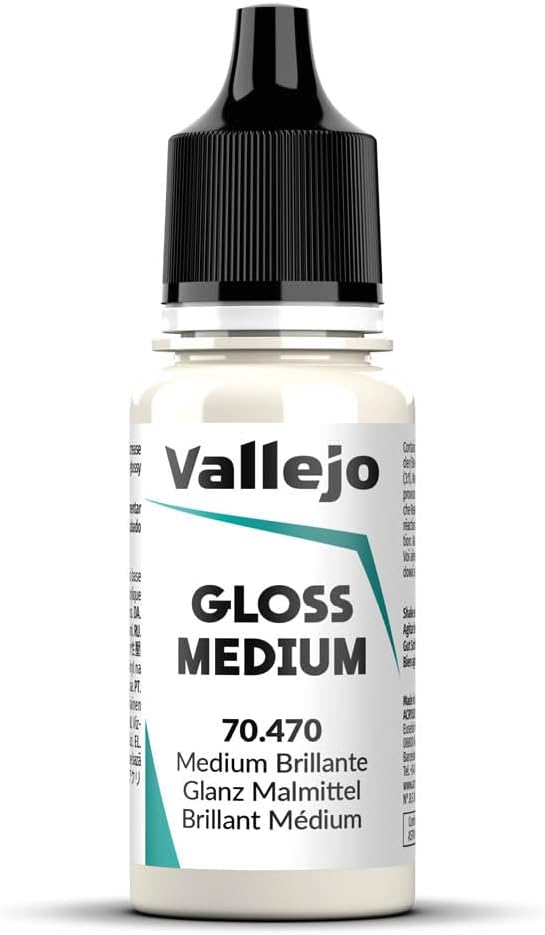 Vallejo Model Color Glossy Medium Paint 17ml Waterbased Acrylic