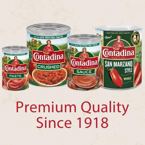 Contadina Fire Roasted Diced Tomatoes - 6 Pack Of 28oz Cans | Perfect For Italian Cooking