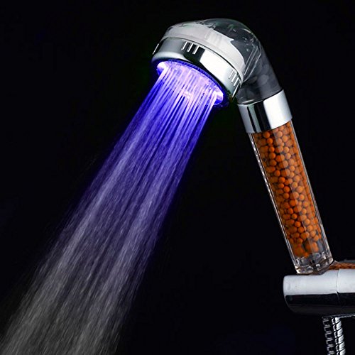 Connia RGB 7 Colorful LED Light Water Bath Bathroom Filtration Shower for Bathroom
