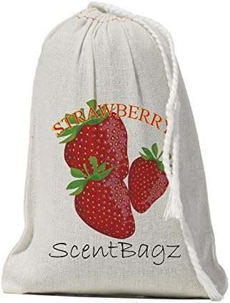 Scentbagz Multi-Purpose Powerful Air Freshener, Strawberry, 4X6in