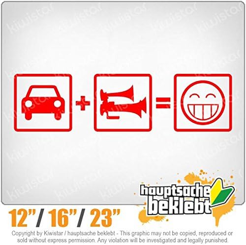 Trainhorn - Available in 3 sizes 15 COLORS - Neon + Chrome! Decal Sticker Bumper Rear Window Vinyl Motorcycle