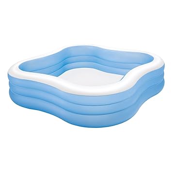 Intex 57495NP - Aufblasbarer Familienpool Swim Center, 90 x 90 x 22 Zoll