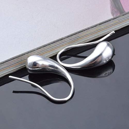 image for Auwer Clearance Elegant 100% 925 Sterling Silver Earrings for Women wi