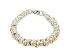Mavi Jewel Bracciale Donna Intrecciato A Spirale, Acciaio Inox Con Finitura Oro E Argento, Regolabile, In Scatola Regalo