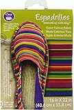 Dritz 50023 Espadrilles Outer Fashion Multi Stripe Fabric, 16 x 22, Striped, Multicolor