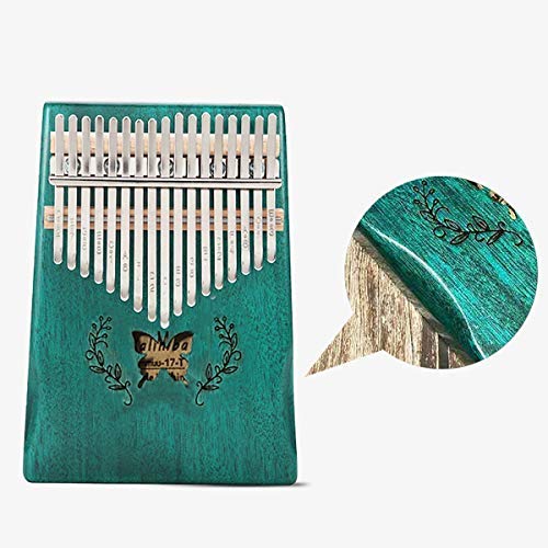 Vilihy-Kalimba-Mbira-Thumb-Piano-Sanza-17-keys-Solid-Wood-Finger-Piano-with-Carry-Bag-Music-Book-Musical-Scale-Stickers-Tuning-Hammer-Finger-sleeve-Musical-Gift-Easy-to-learn
