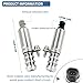 Intake & Exhaust Camshaft Position Actuator Solenoid Valve Kit for GM Chevy Malibu HHR Buick Pontiac 2.0L / 2.2L / 2.4L Replaces Part Number 12655421, 12655420