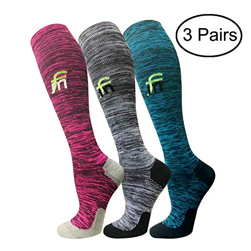 Copper Compression Socks For Men & Women(3 Pairs)- Best For Running