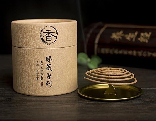 Natural Coils Incense for Burner,48PCS 3 hours Indoor Jasmine Incense Aromatherapy for yoga meditation by Corcio