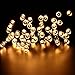 Solar String Lights 39ft 100led Solar Led String Lights, Outdoor String Lights Waterproof for Gardens, Patio, Landscape, Homes, Wedding, Party, Tree, Outdoors, Christmas Decoration, Warm White