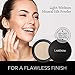 Larénim Mineral Silk Light/Medium Pressed Powder | For a Flawless Matte Finish with Dewy Glow | Phthalate, Paraben & Gluten Free | Lt-Med Color | 9g
