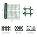 Abba Patio Snow Fencing, Safety Netting Recyclable Plastic Barrier Environmental Protection, 4 x 100, Dark Green, 4×100 ft, 1.7