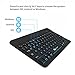 iClever Universal Wireless Keyboard with LED Backlight 7-Colors, Built-in Rechargeable Battery, Quiet Typing Portable Slim Bluetooth Keyboard for Windows, iOS, Mac, Other Tablets and Smartphones