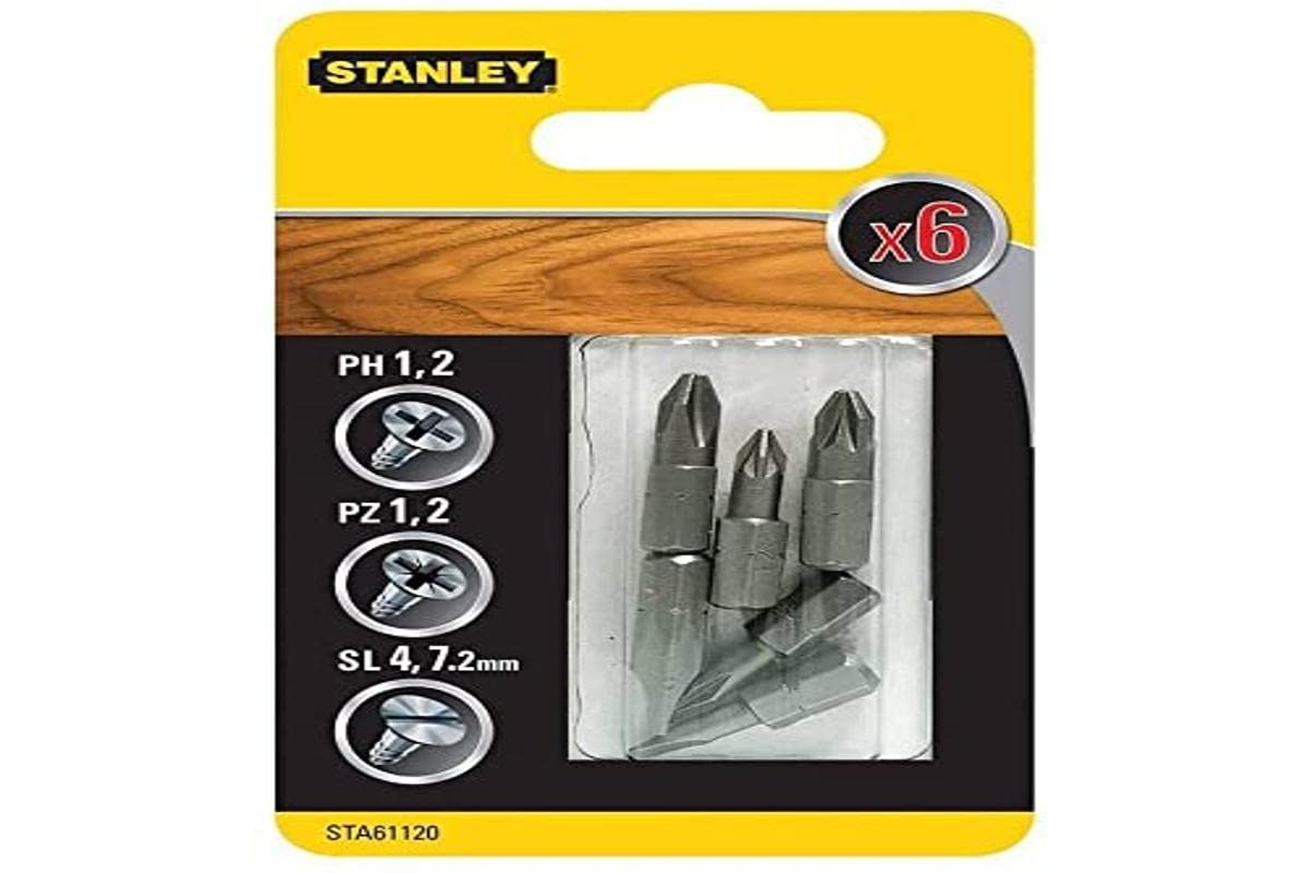 Juego de 6 puntas de 25mm