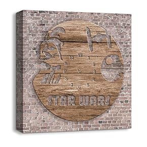 Canvas Wall Art Wood Feature Abstract...