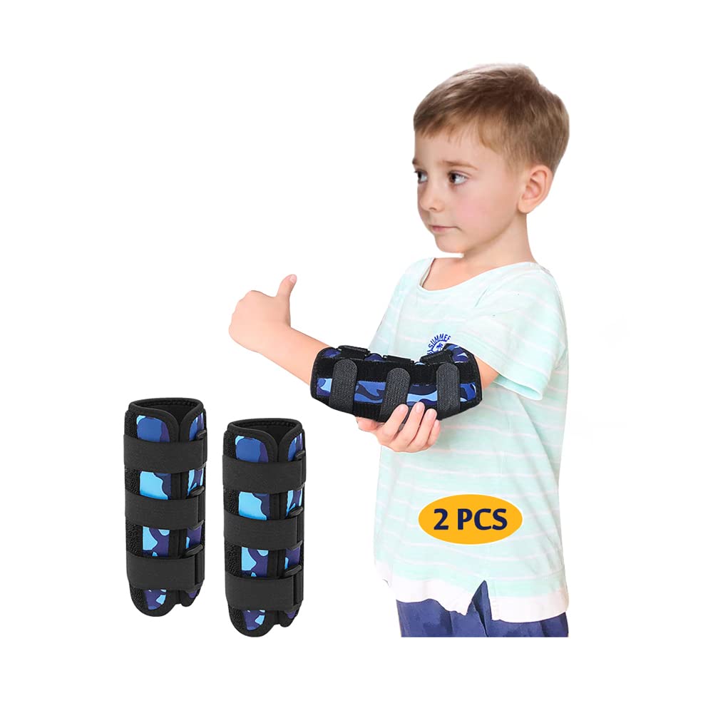 Photo 1 of Mybow Thumb Sucking Stop for Kids, Finger Sucking Guard, Stop Nail Biting Treatment, Toddlers Thumb Sucking Prevention, Anti Nose Picking Pediatric Elbow Brace (2 PCS)