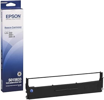 Epson Ink Ribbon Cartridge for LQ-350 300 Plus II 2.5M Characters