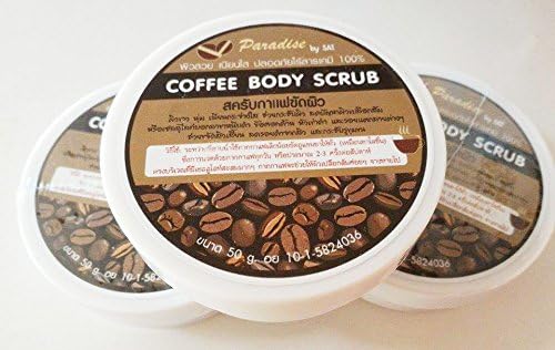 Butt, Back Acne & Dark Spot Bikini Underarm ( COFFEE BODY SCRUB ) Whitening & Brightening within 7 Days for Face & Body 50g.