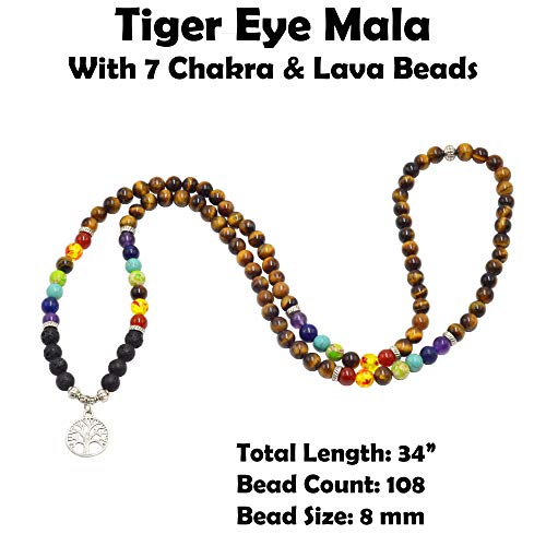 Roman Ventures Mala (Tiger Eye Mala)