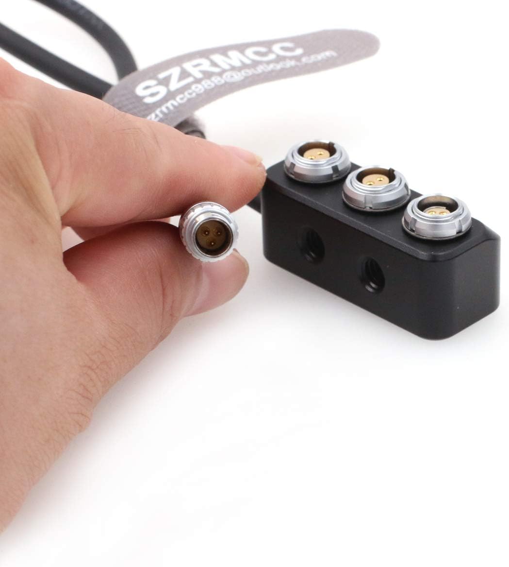 SZRMCC Steadicam Zephyr 3 Pin 12V to 3 Way 2 pin Female Power Splitter
