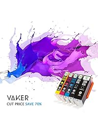 Vaker Compatible Canon PGI 280XXL CLI 281XXL Cartucho de tinta de repuesto para impresora PGI 280 XXL CLI 281 XXL utilizado en PIXMA TR8520 TS9120 TS6120 TS8220 TR7520 (1 PGBK1, negro, 1 cian, 1 magenta, 1 amarillo)