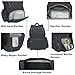 Baby Diaper Backpack Organizer for Moms & Dads with Large Changing Pad, Stroller Straps, and Insulated Bottle Pockets, Black ~ Trendy, Ergonomic Design and Hands Free Convenience by NeatPack