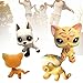 SmileFly 1pc Pet Shop LPS Toys Action Figure Toys Cartoon Animal Cat Dog Figures Collection for Kids Gift