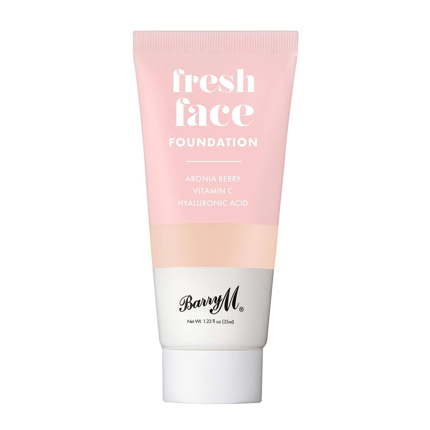 Barry M Cosmetics Fresh Face Lightweight Liquid Foundation Infused With Hyaluronic Acid And Vitamin C, Shade 3, 1 count — image 1