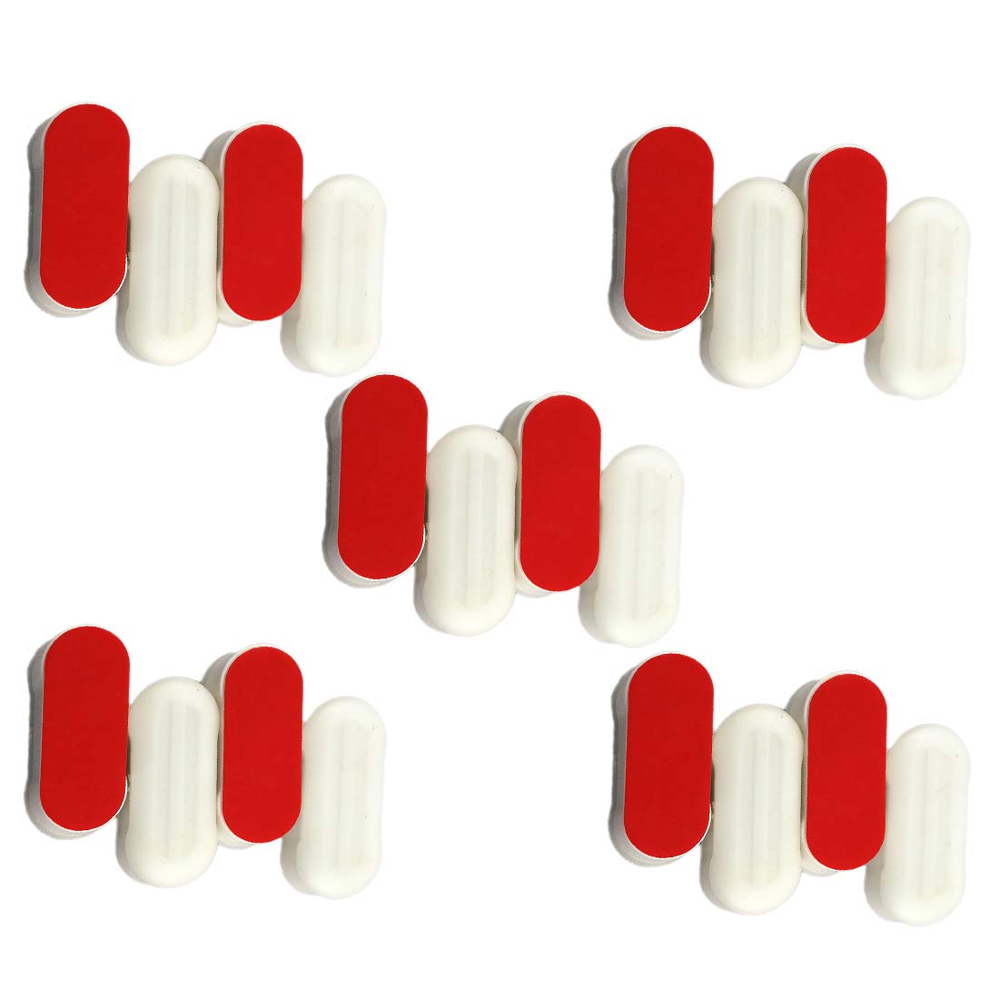 20 Pack Toilet Seat Bumpers Replacement Bumper Kit With Strong Adhesive