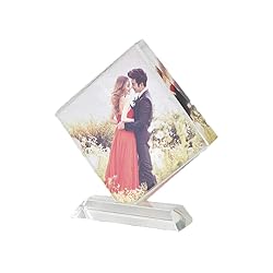 BXT Personalized Crystal Glass Photo Frame DIY