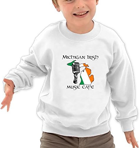 NO2XG Michigan Irish Funny Printed Children Pullover Sweater