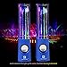 SoundSOUL Dancing Water Speakers LED Speakers Water Fountain Speakers (Blue)