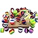 ABLAZE 50 Pcs Silicone Nonstick Non Stick Dab Wax Concentrate Bulk Mixed Color 3ML Container Jar With Silicone Mat Pad