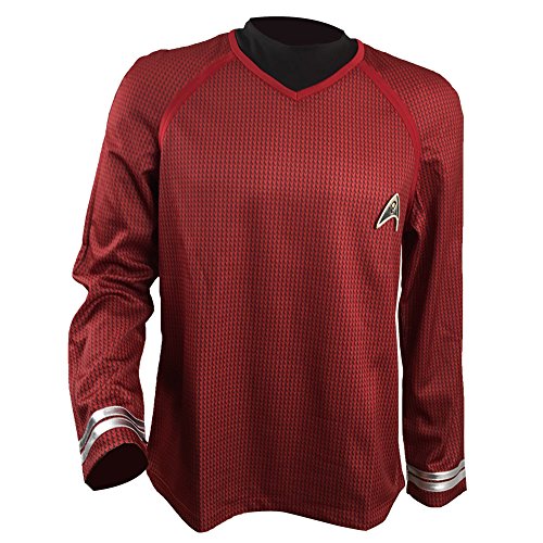 Allten Men's Costume Star Trek Into Darkness Scotty Shirt Uniform Red Version