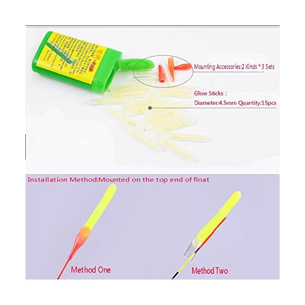 JXULE-Mini-Fishing-Fish-Fluorescent-Lightstick-Night-Float-Dark-Glow-Stick-Box-Set-of-15 JXULE-Mini-Fishing-Fish-Fluorescent-Lightstick-Night-Float-Dark-Glow-Stick-Box-Set-of-15