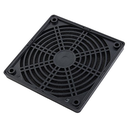 PC Fan 120mm 12cm Plastic Filter Dust Guard Dustproof Mesh Black