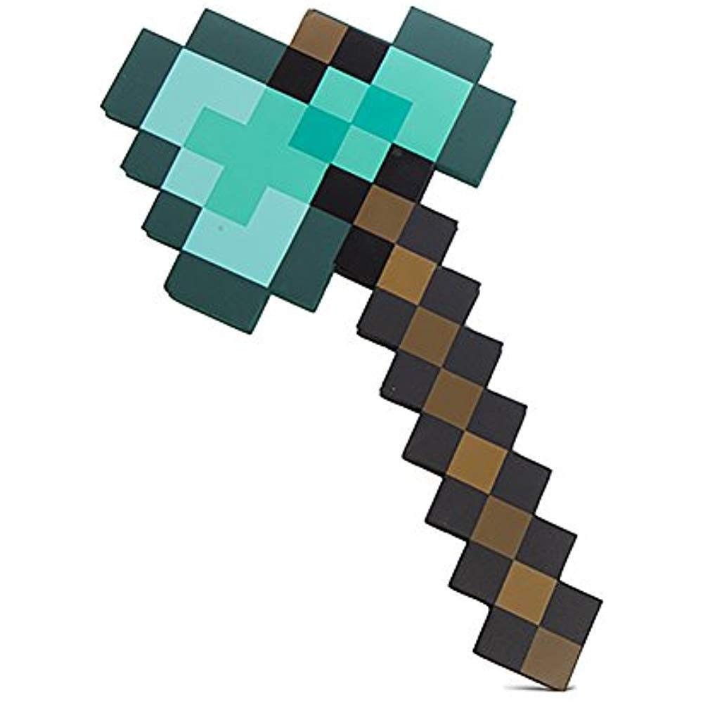 ThinkGeek Minecraft Diamond Axe - Chop Your Way to Minecraft Success