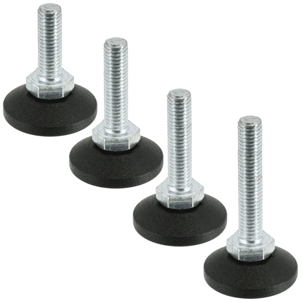 cyclingcolors 4 x Adjustable Adjustable Foot Jack Adjustment Screw Push Stop (M8 x 80 mm)