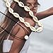 XOCARTIGE Puka Shell Choker Necklace for Women Sea Shell Necklace Bracelet Set Pearl Choker Summer Beach Jewelry