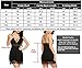 ADOME Women Sleepwear Lingerie Modal Chemise Sexy Nighties Lace Babydoll Full Slips V Neck Nightgown