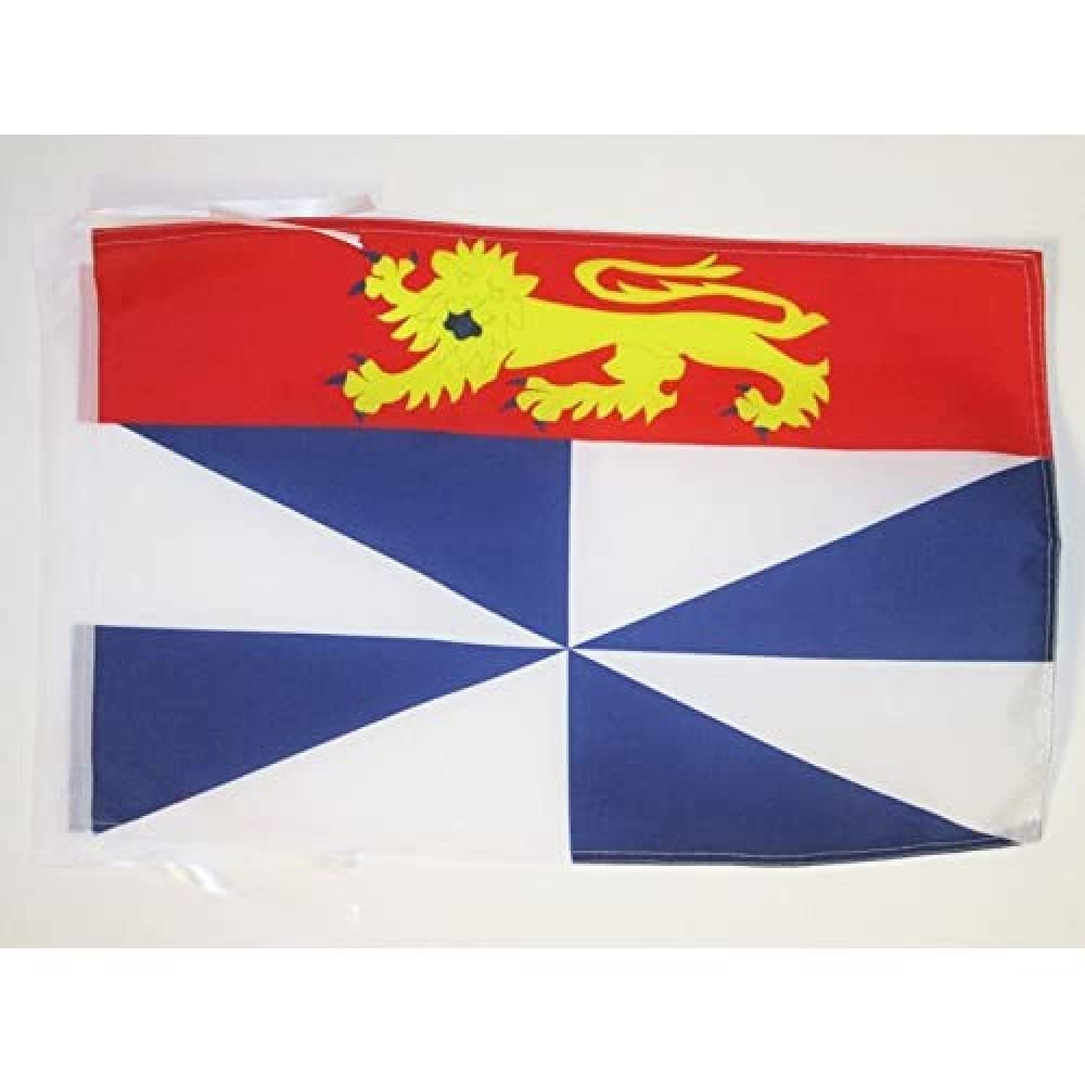 AZ FLAG - Gironde Flag - 18'' x 12'' - 100% Polyester French department - France Small Banner with Two Cords - Fade Resistant - Vivid Colors - 18x12 in - 45x30 Cm — image 1