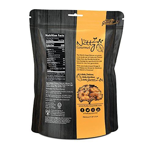 The Nutty Gourmet - Flavored Walnuts 8oz - (Honey)