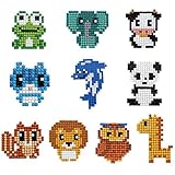 5D Diamond Pianting Kits for Kids Diamond Stickers for Kids Diamond Art Animal Sticker