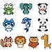 5D Diamond Pianting Kits for Kids Diamond Stickers for Kids Diamond Art Animal Sticker