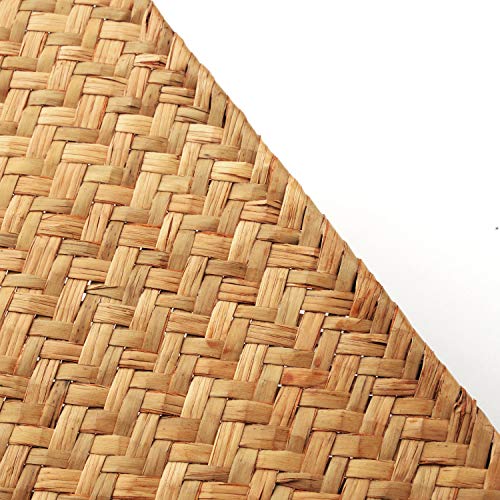 YANGQIHOME Pack of 4, Natural Seagrass Place Mat, 17" x 12", HandWoven