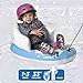 Pipeline Sno Polar Bear Snow-Pal Inflatable Kids Snow Tube with High Back Seat, 33” Inches Long