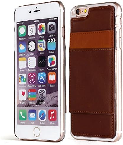 iPhone 6S Plus Case, Aceabove [KICKSTAND][Dark Brown] Slim Leather Wallet Cover Case with Stand Feature and Credit Card wallet case for Apple iPhone 6 Plus (2014) / iPhone 6S Plus (2015)