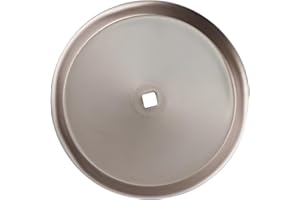 BRIXWELL Closet Back Plate Metal Material, Satin Nickel Finish, 2-3/4" Diameter for Cabinet Knobs, Drawer Pulls, and Wardrobe Hardware in Closet Doors, Pack of 2